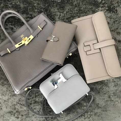 pursebop Hermes gray